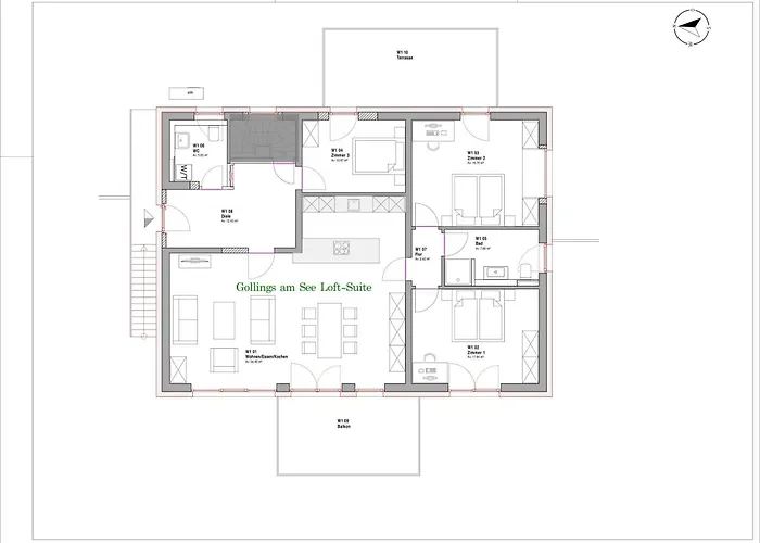 Appartement Gollings Am Loft-suite